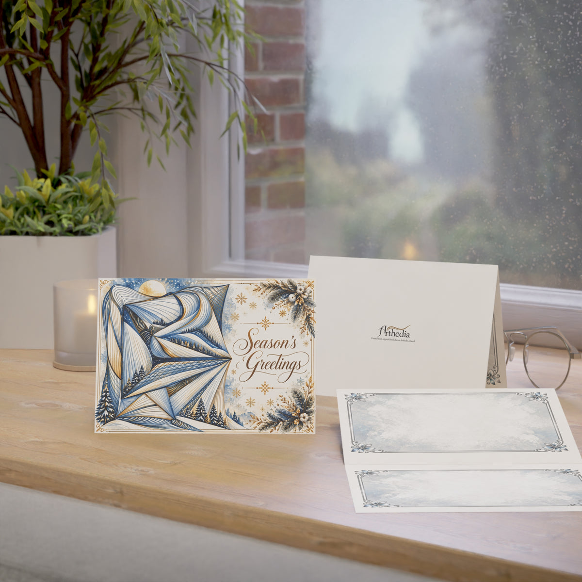 Winter Slopes — Season’s Greetings Card