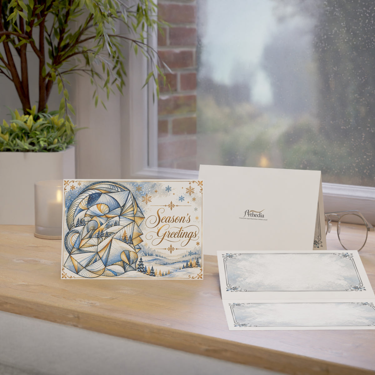 Snowy Hills — Season’s Greetings Card
