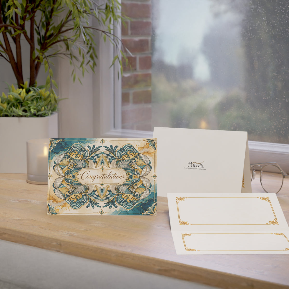 Waves — Congratulations Greeting Card