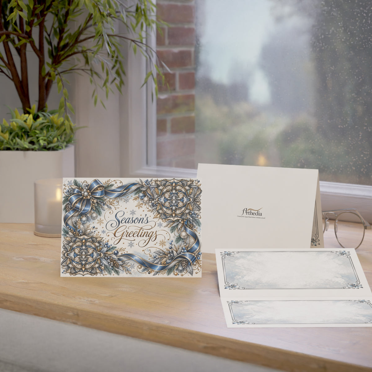 Winter Elegance — Season’s Greetings Card