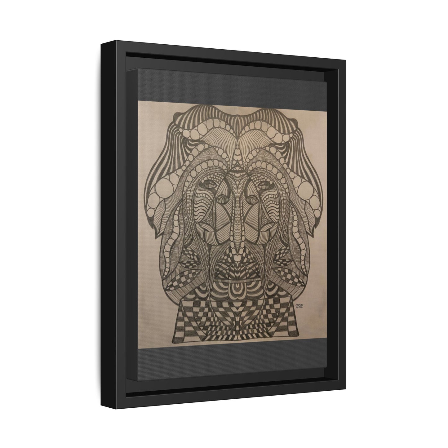 Matte Canvas, Framed (Multi-color)