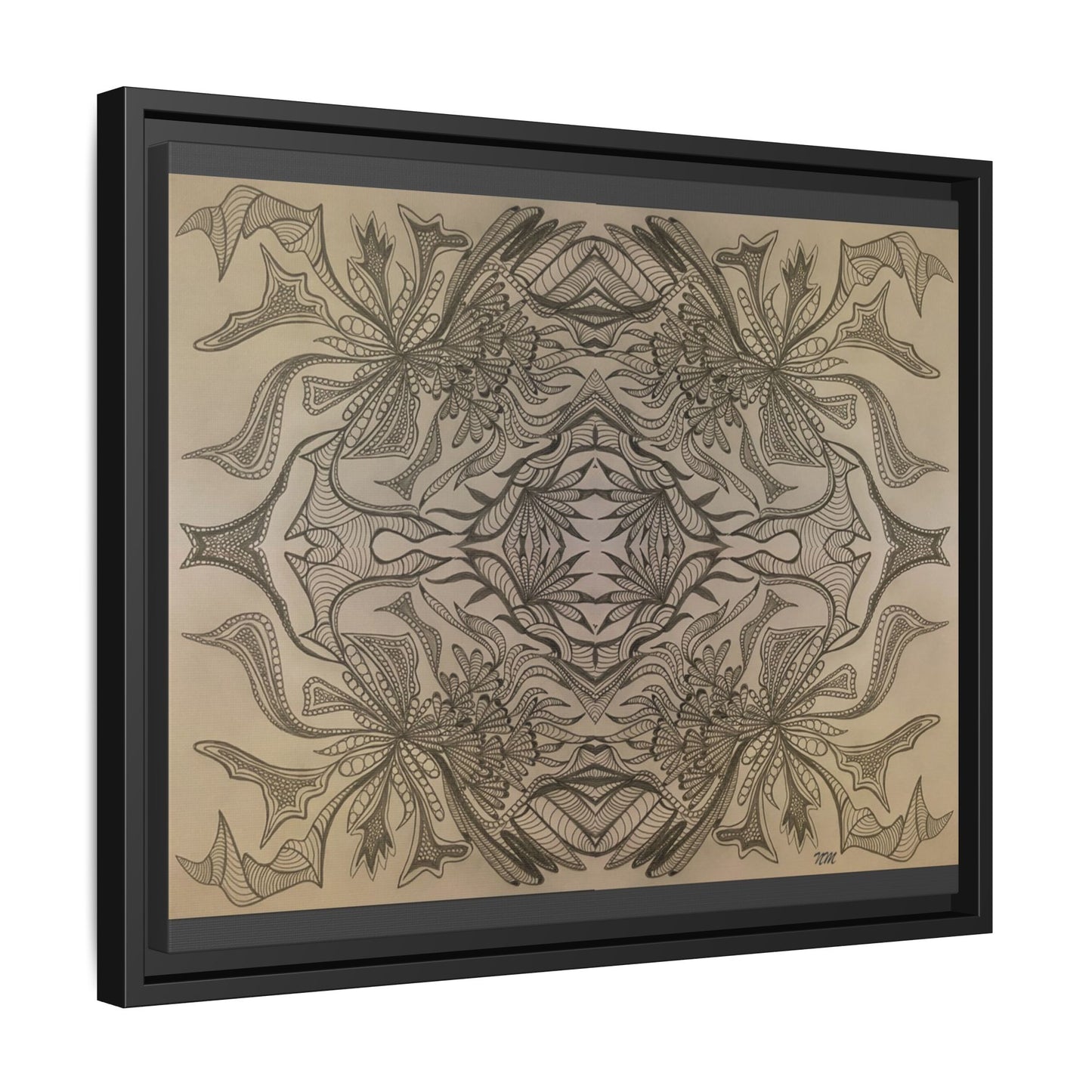 Matte Canvas, Framed (Multi-color)