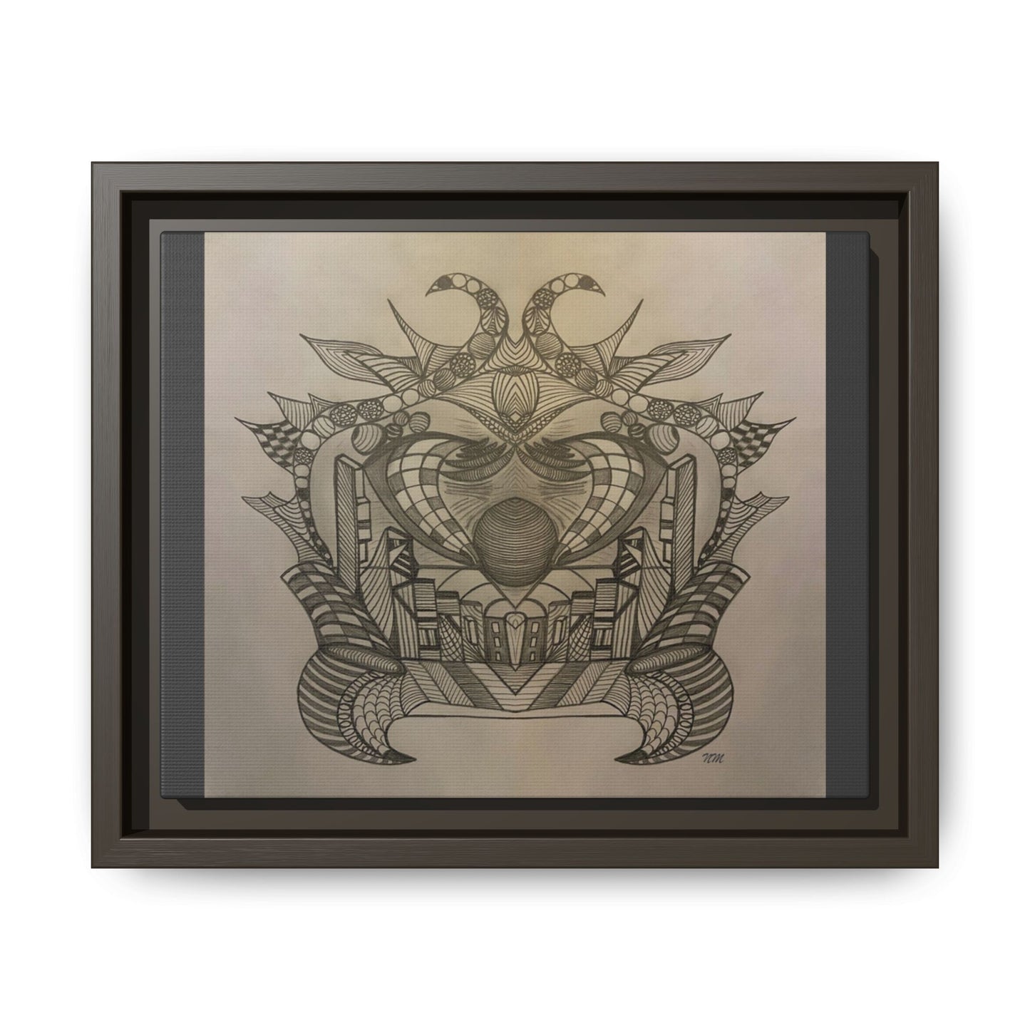 Matte Canvas, Framed (Multi-color)