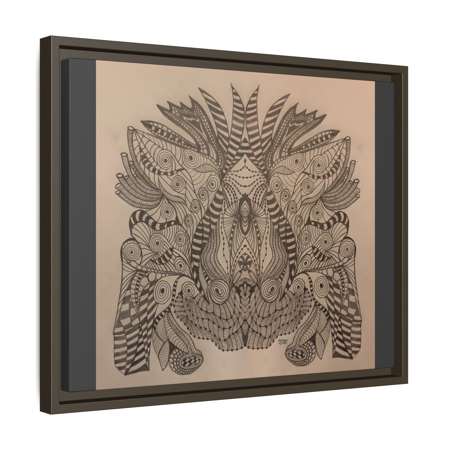 Matte Canvas, Framed (Multi-color)