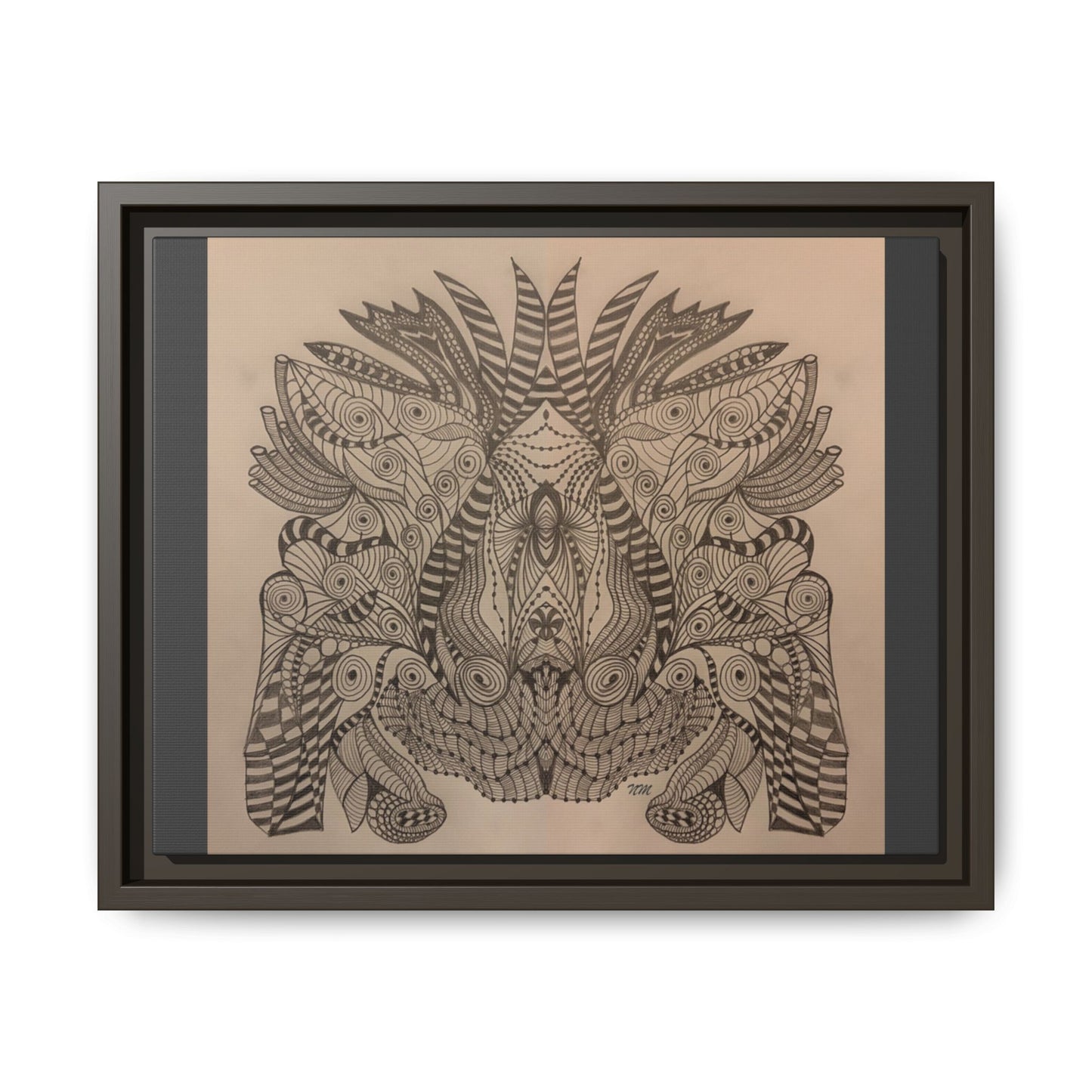 Matte Canvas, Framed (Multi-color)