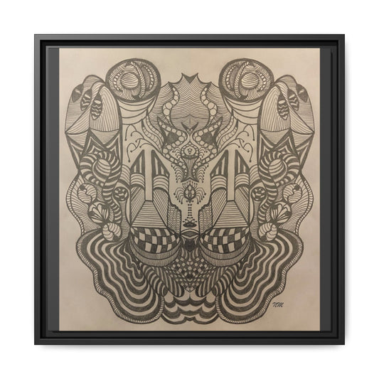 Matte Canvas, Framed (Multi-color)