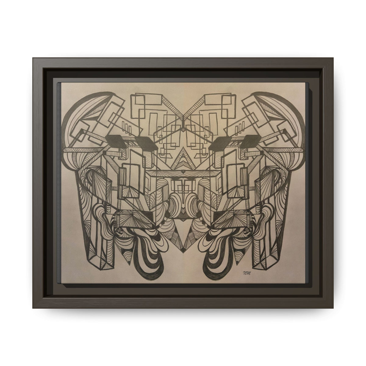 Matte Canvas, Framed (Multi-color)