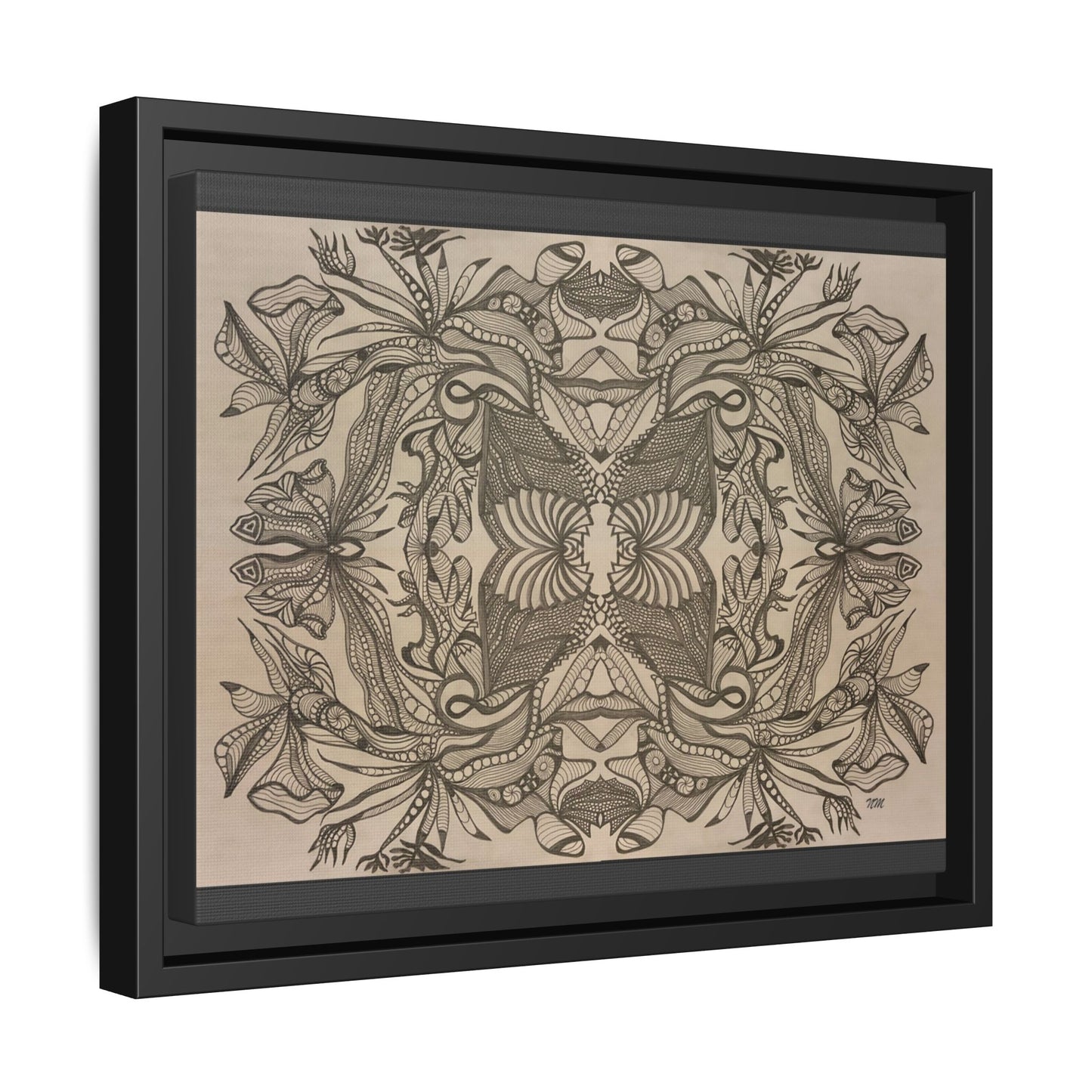 Matte Canvas, Framed (Multi-color)