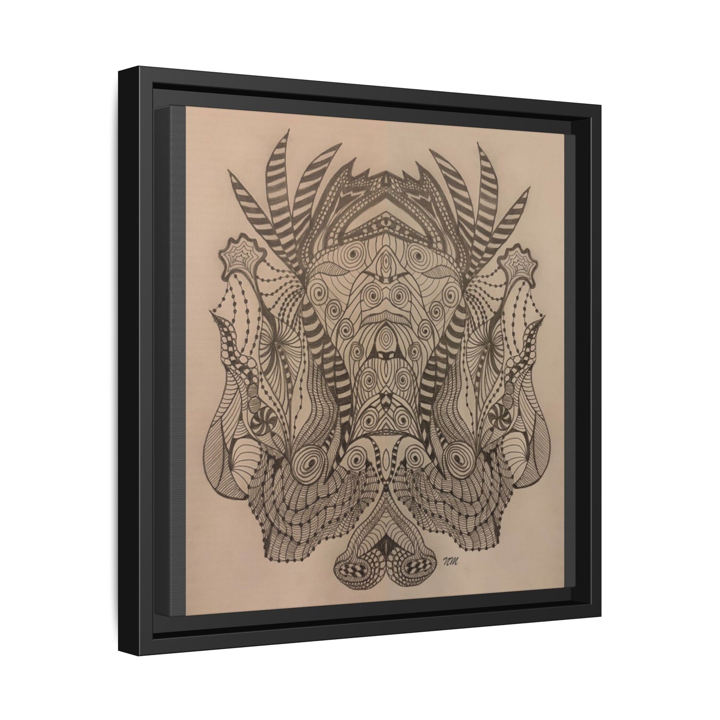 Matte Canvas, Framed (Multi-color)