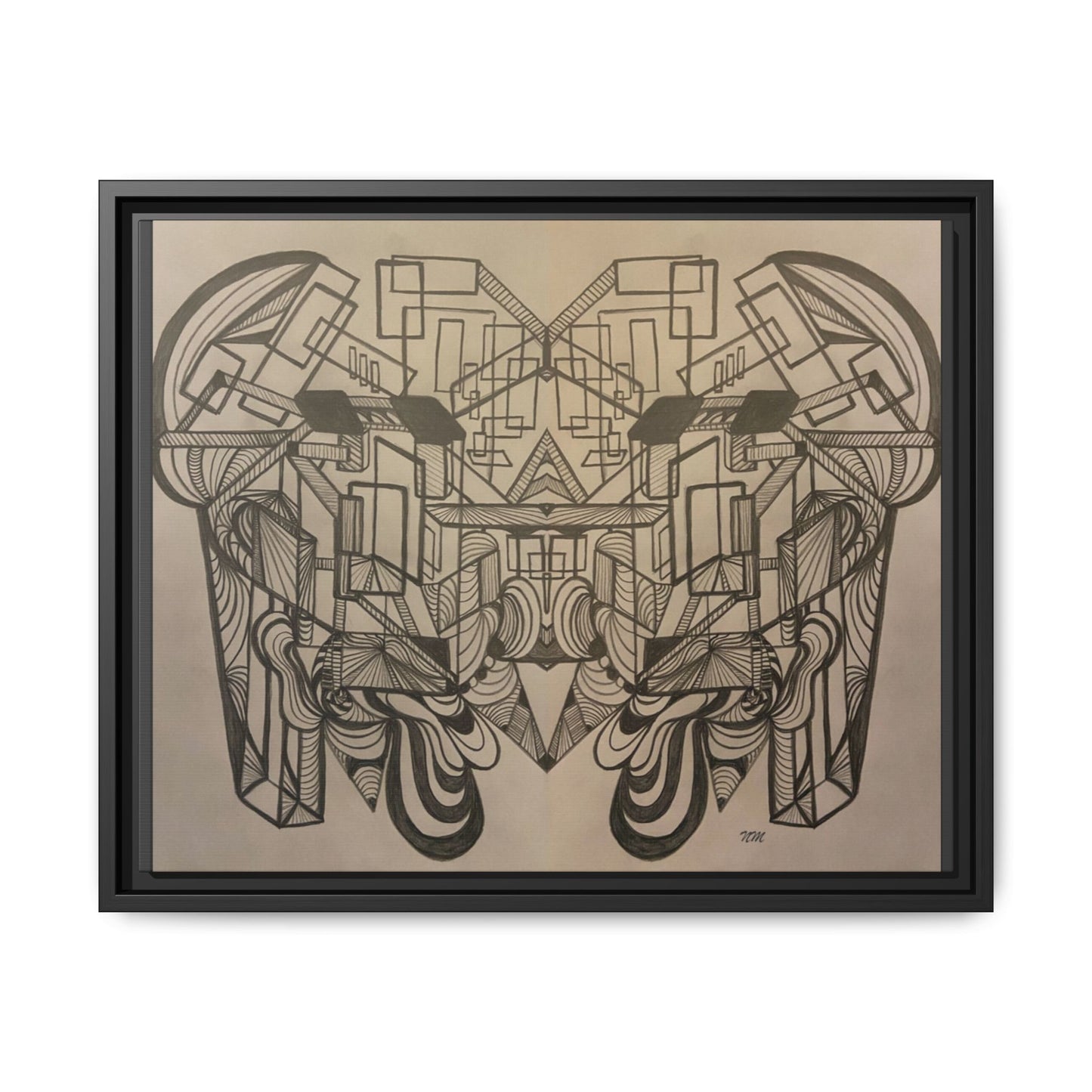 Matte Canvas, Framed (Multi-color)