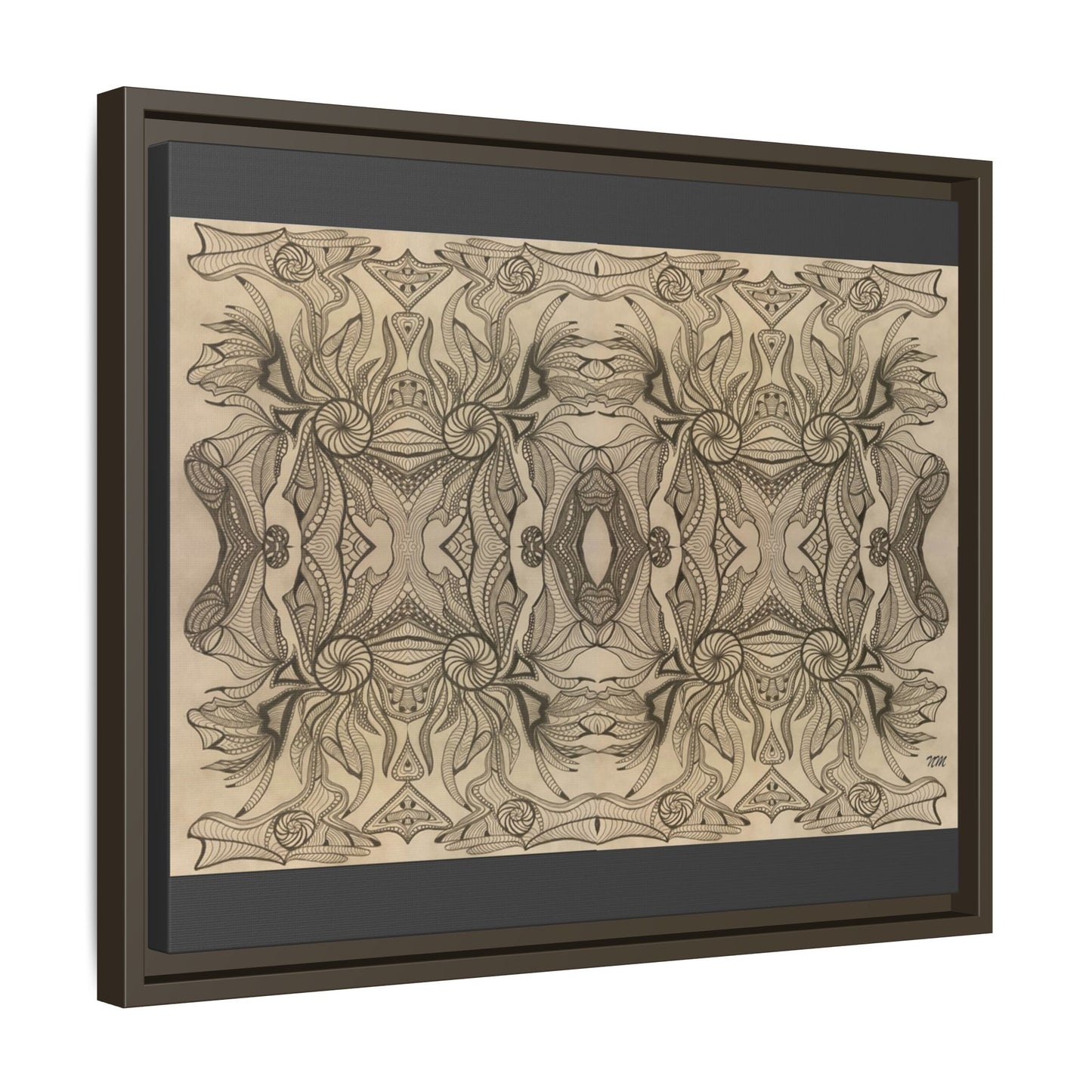 Matte Canvas, Framed (Multi-color)