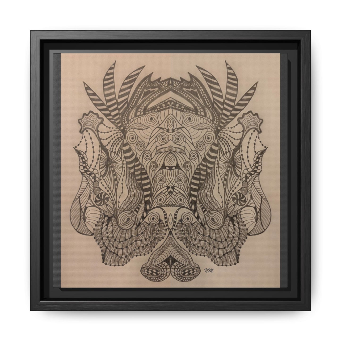 Matte Canvas, Framed (Multi-color)
