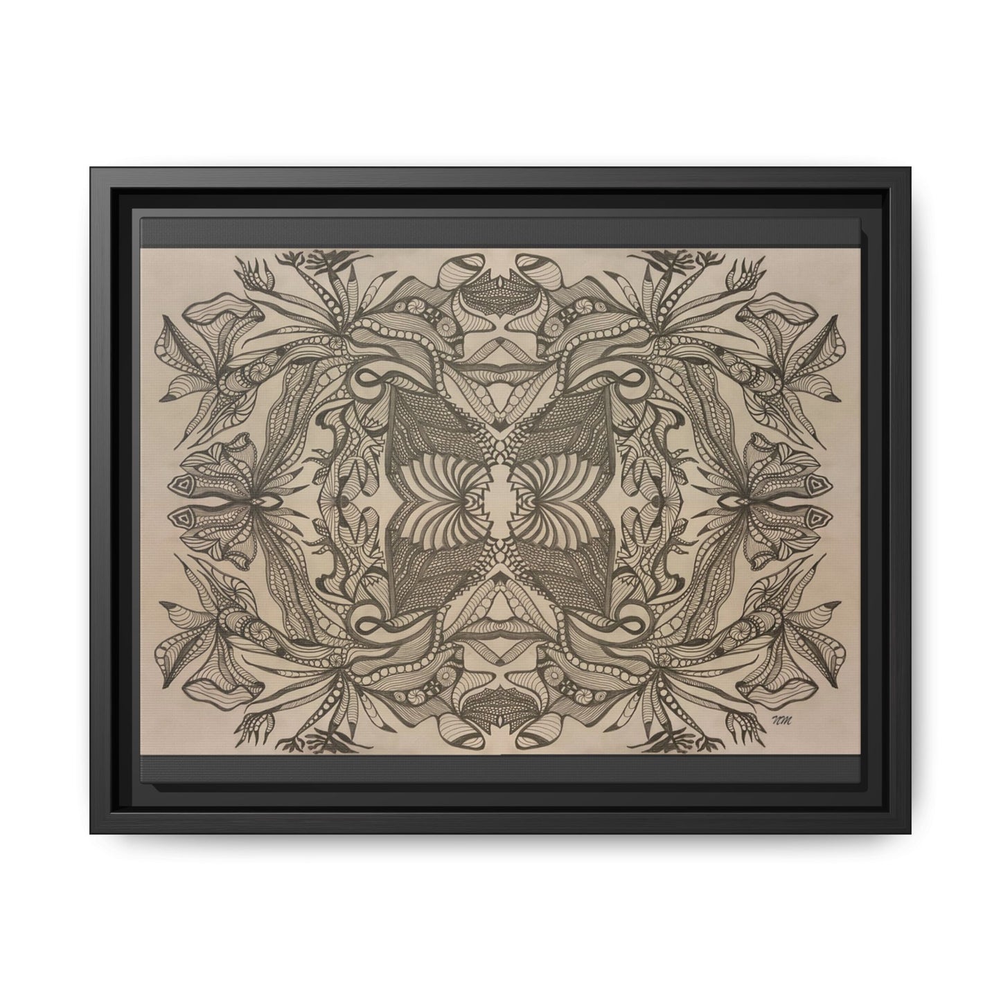 Matte Canvas, Framed (Multi-color)