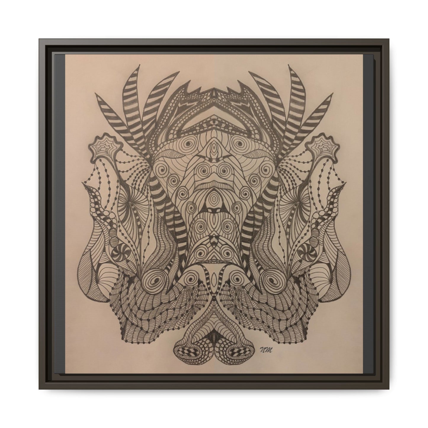 Matte Canvas, Framed (Multi-color)