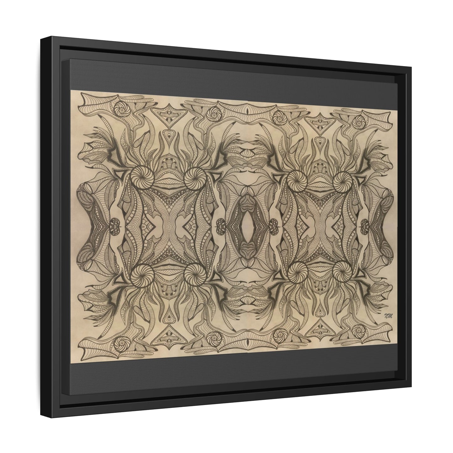 Matte Canvas, Framed (Multi-color)
