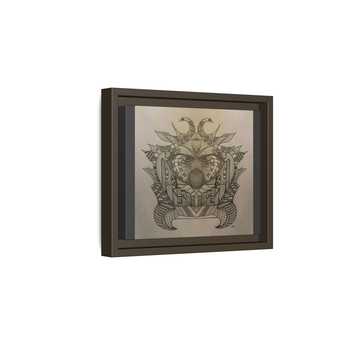 Matte Canvas, Framed (Multi-color)