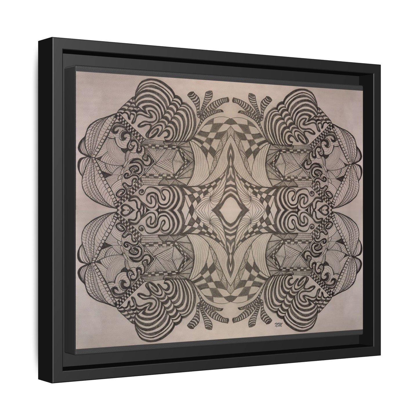 Matte Canvas, Framed (Multi-color)