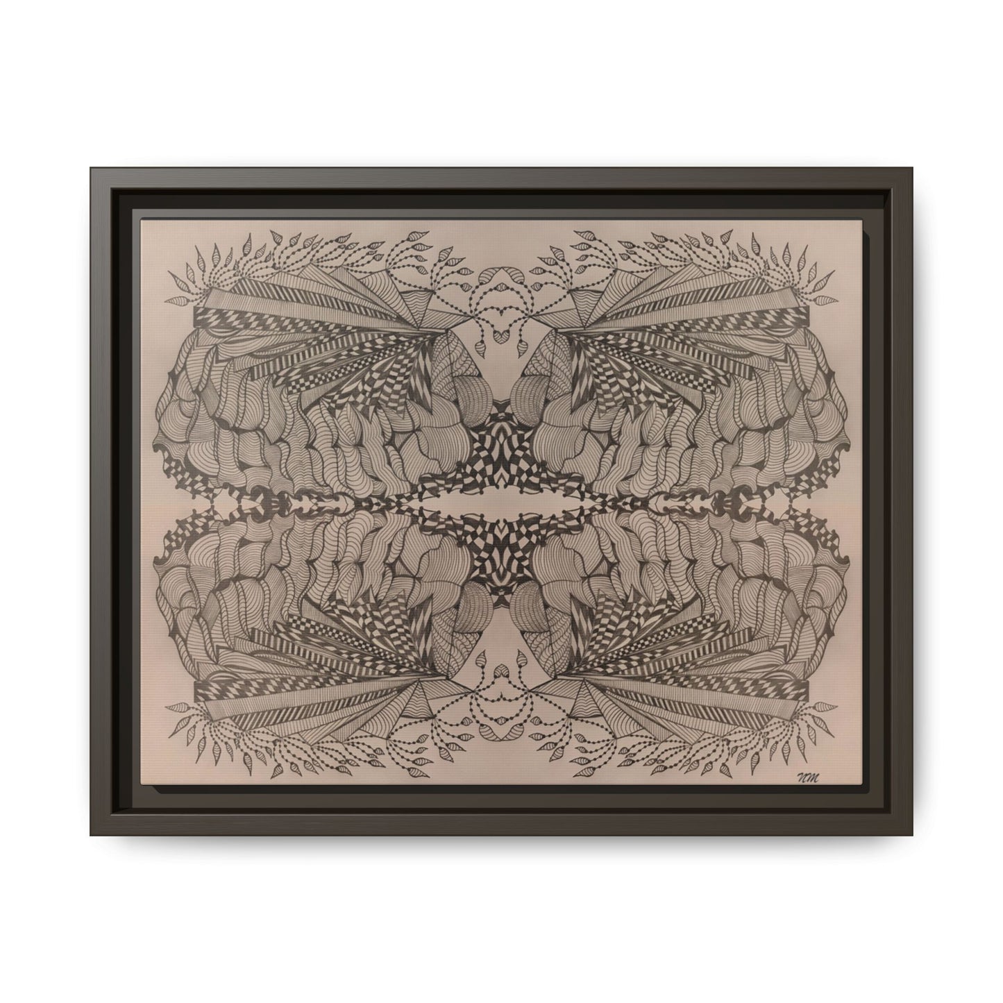 Matte Canvas, Framed (Multi-color)