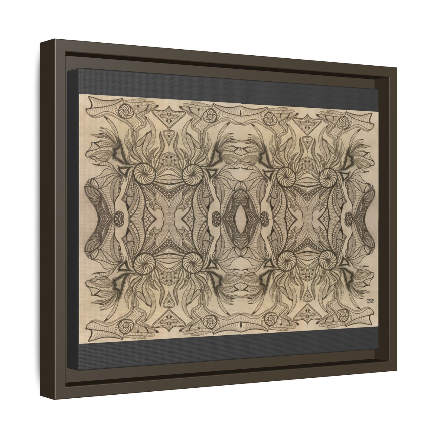 Matte Canvas, Framed (Multi-color)