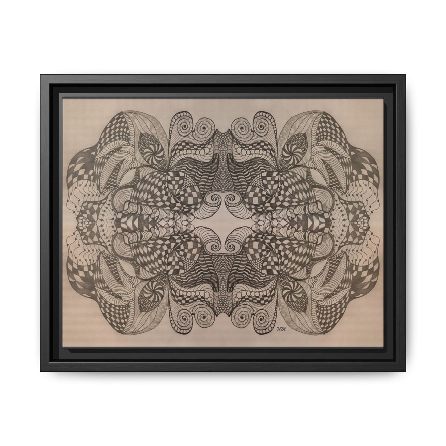 Matte Canvas, Framed (Multi-color)