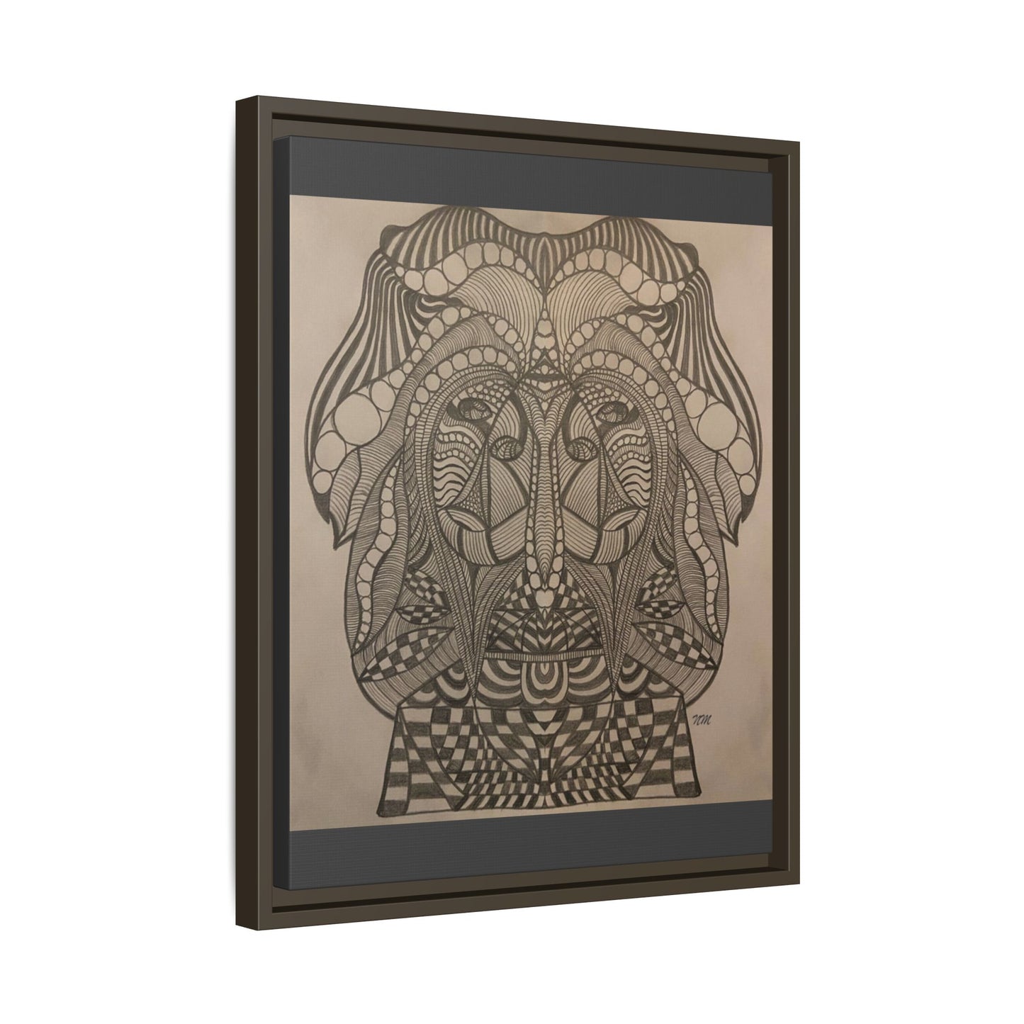 Matte Canvas, Framed (Multi-color)