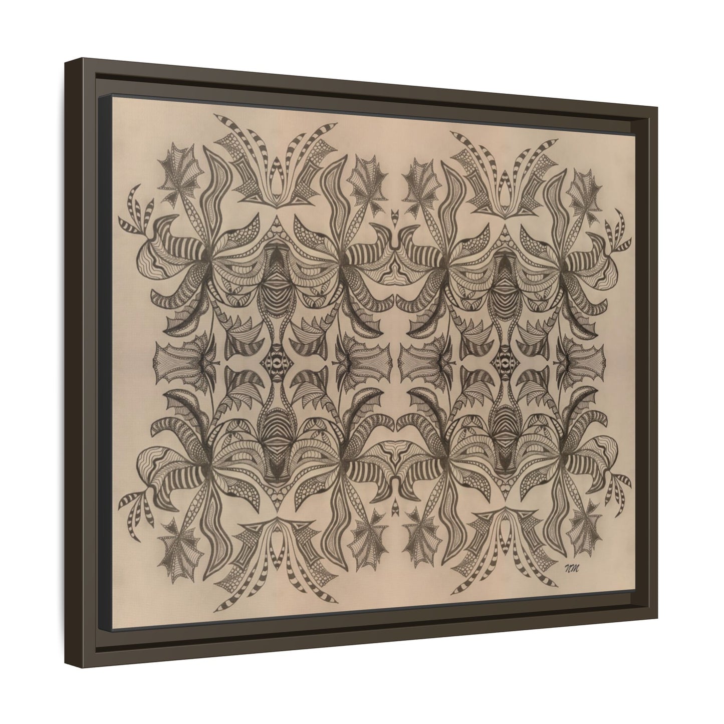 Matte Canvas, Framed (Multi-color)