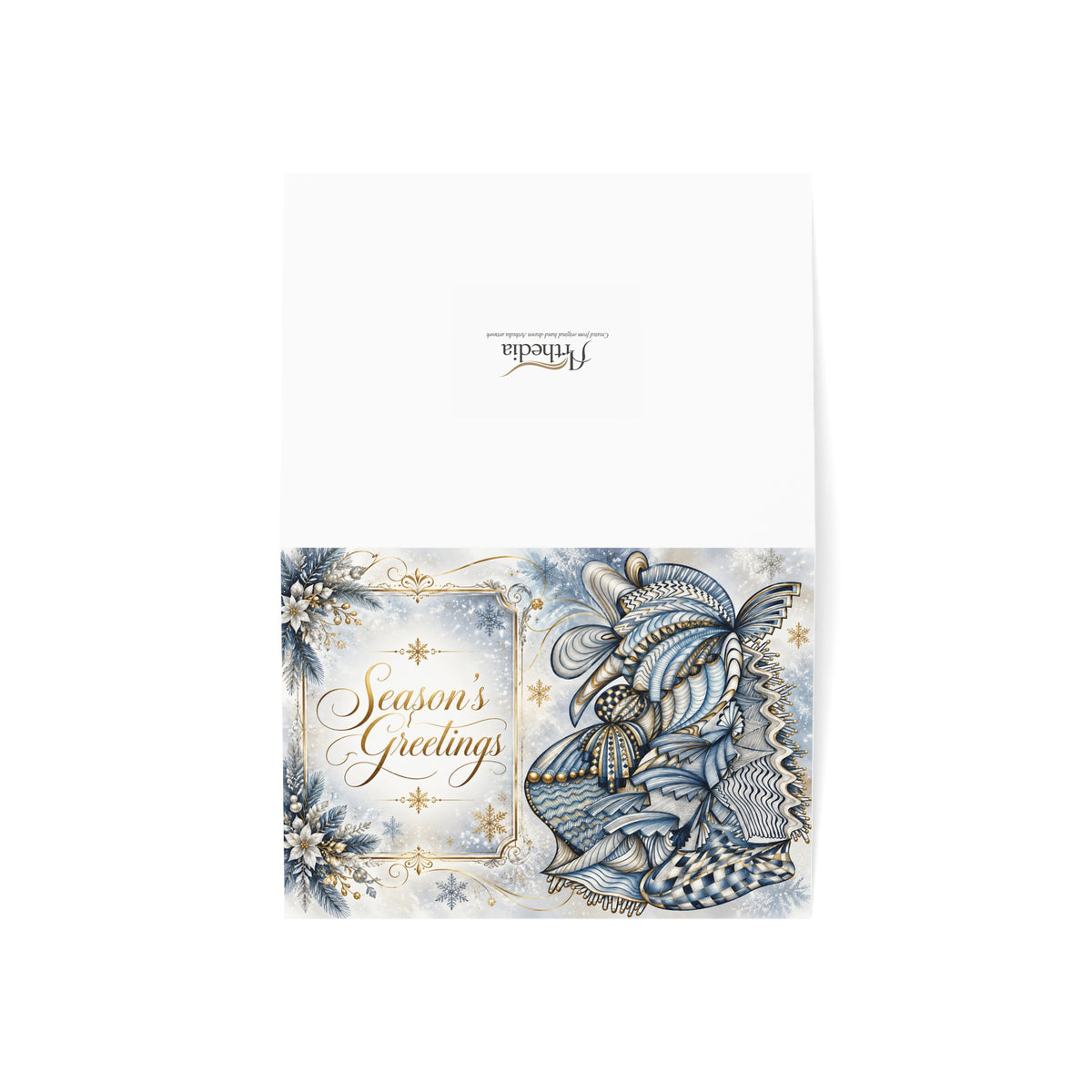 Silver Sleigh — Season’s Greetings Card