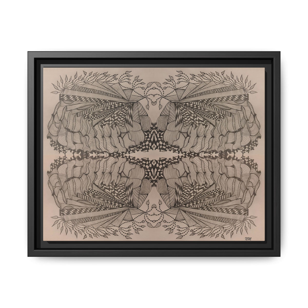 Matte Canvas, Framed (Multi-color)