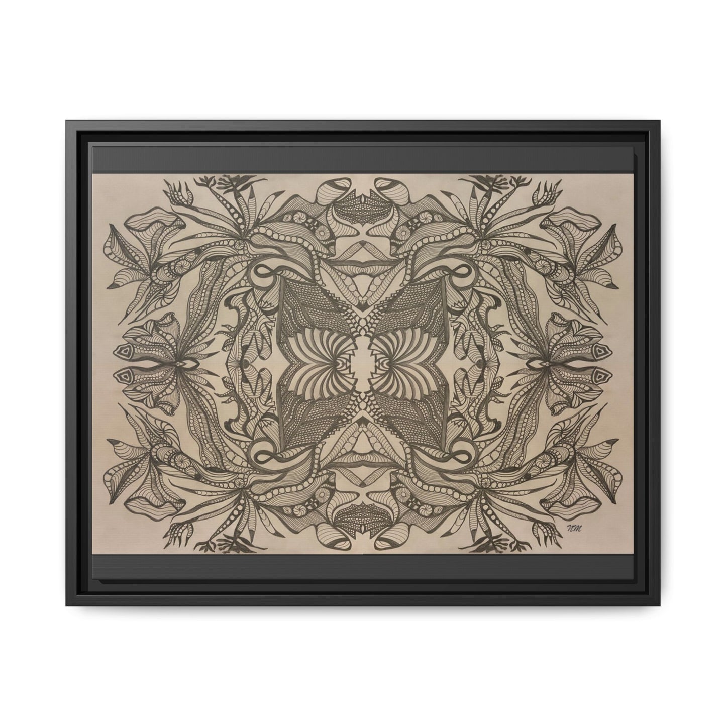 Matte Canvas, Framed (Multi-color)