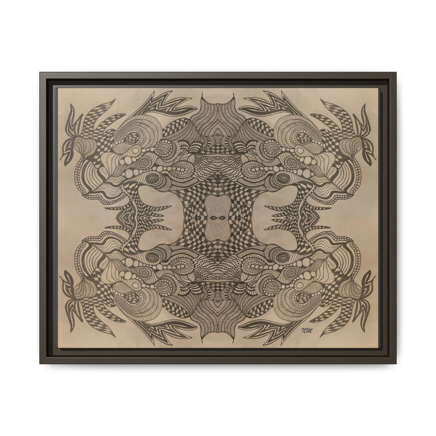 Matte Canvas, Framed (Multi-color)