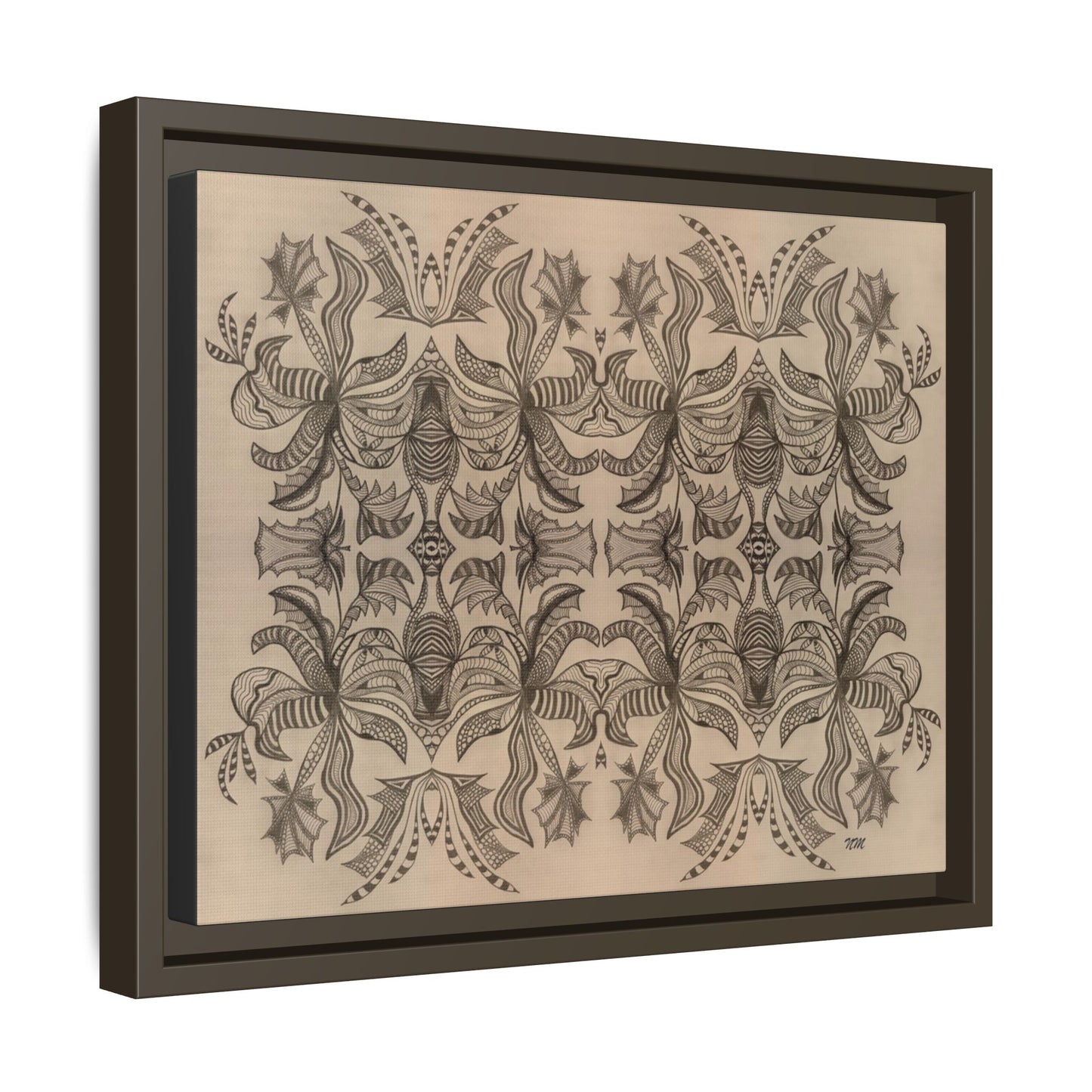 Matte Canvas, Framed (Multi-color)