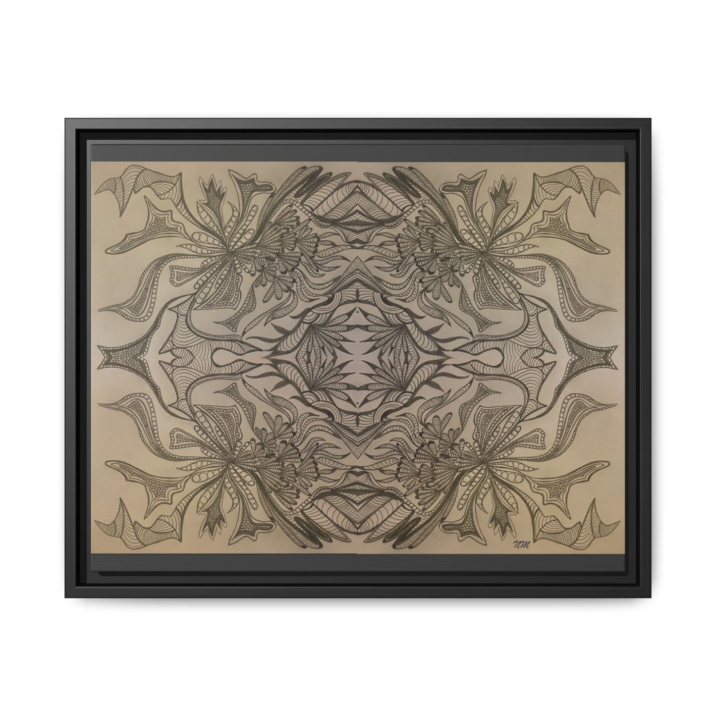 Matte Canvas, Framed (Multi-color)