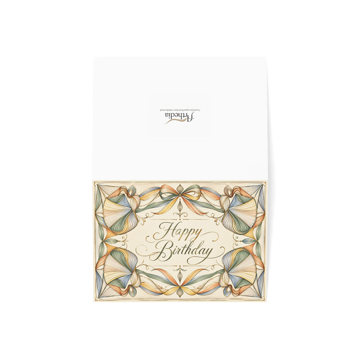 Celebration Ribbons — Happy Birthday Greeting Card