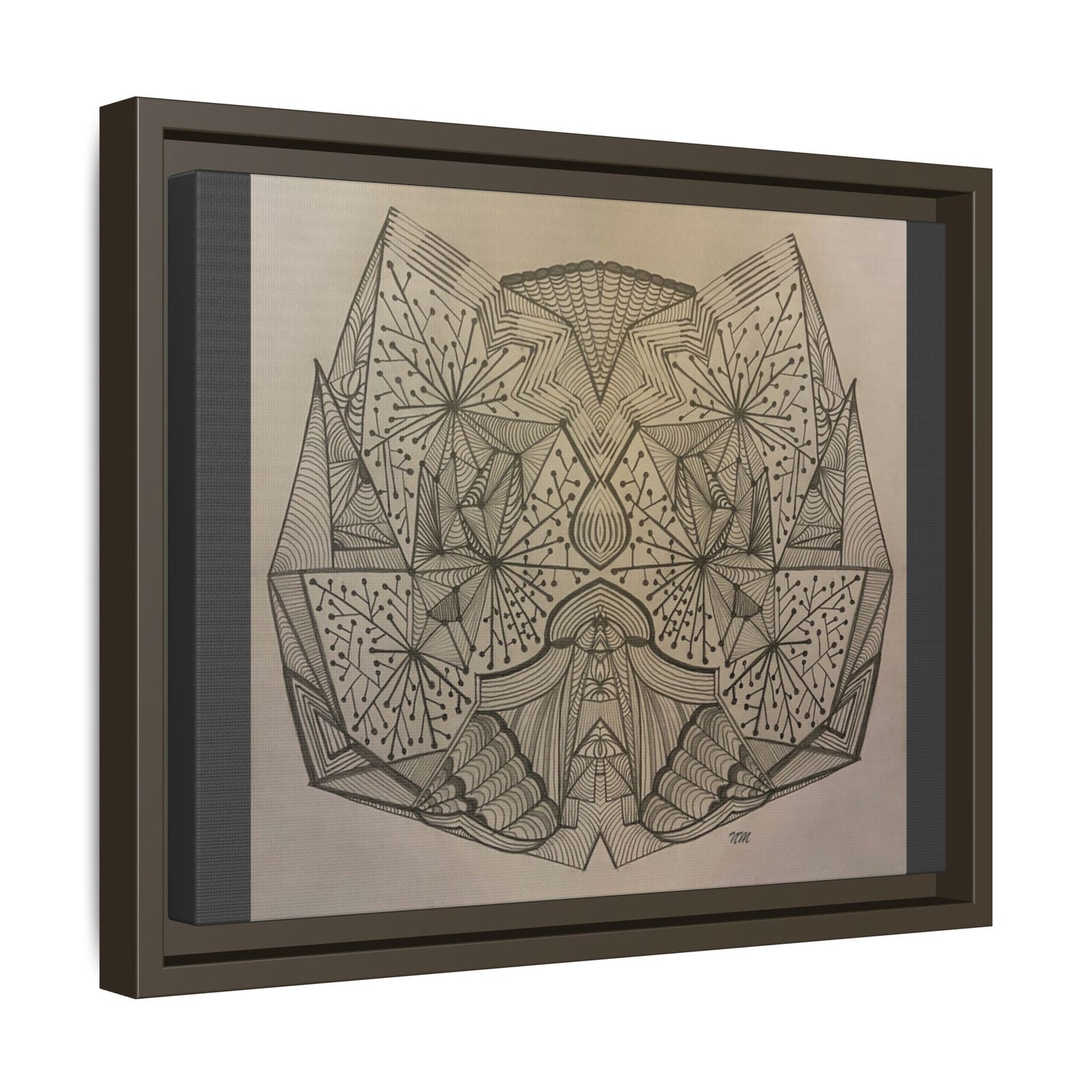 Matte Canvas, Framed (Multi-color)