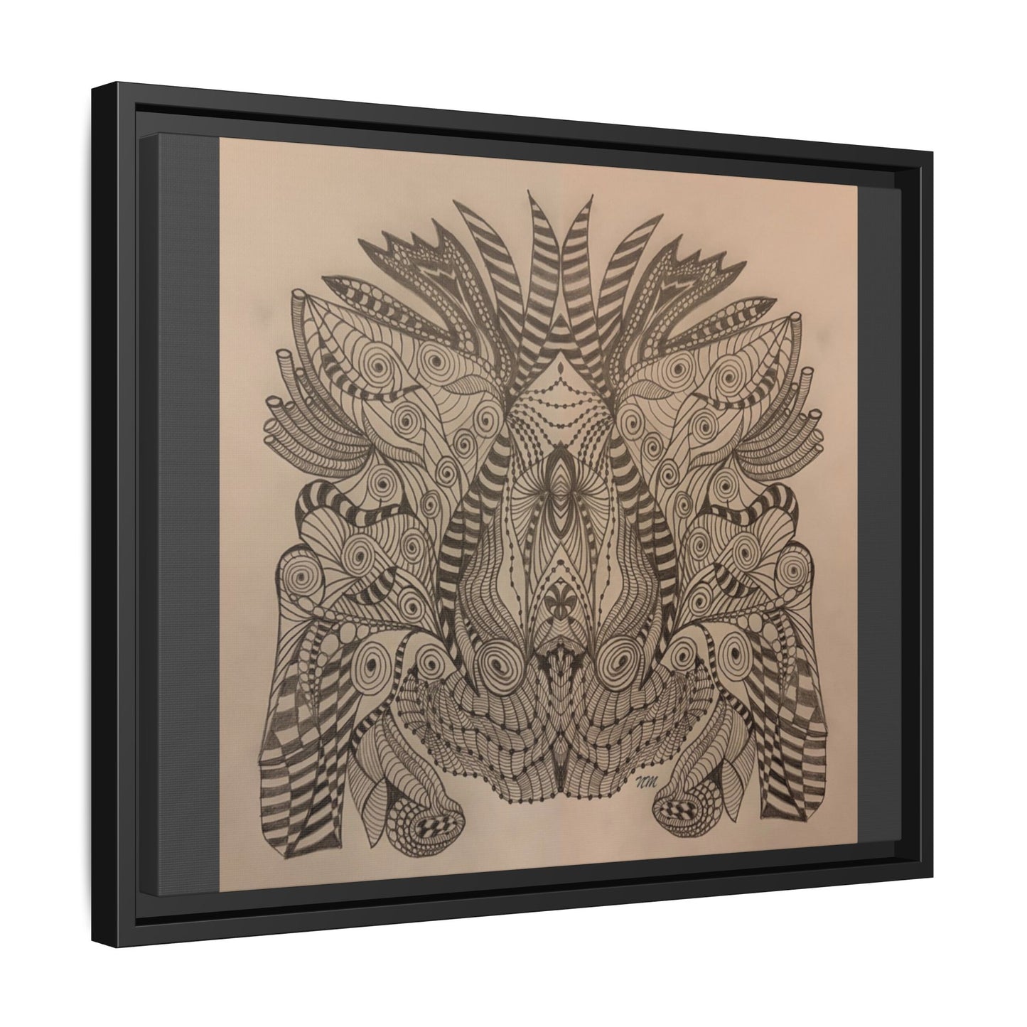 Matte Canvas, Framed (Multi-color)