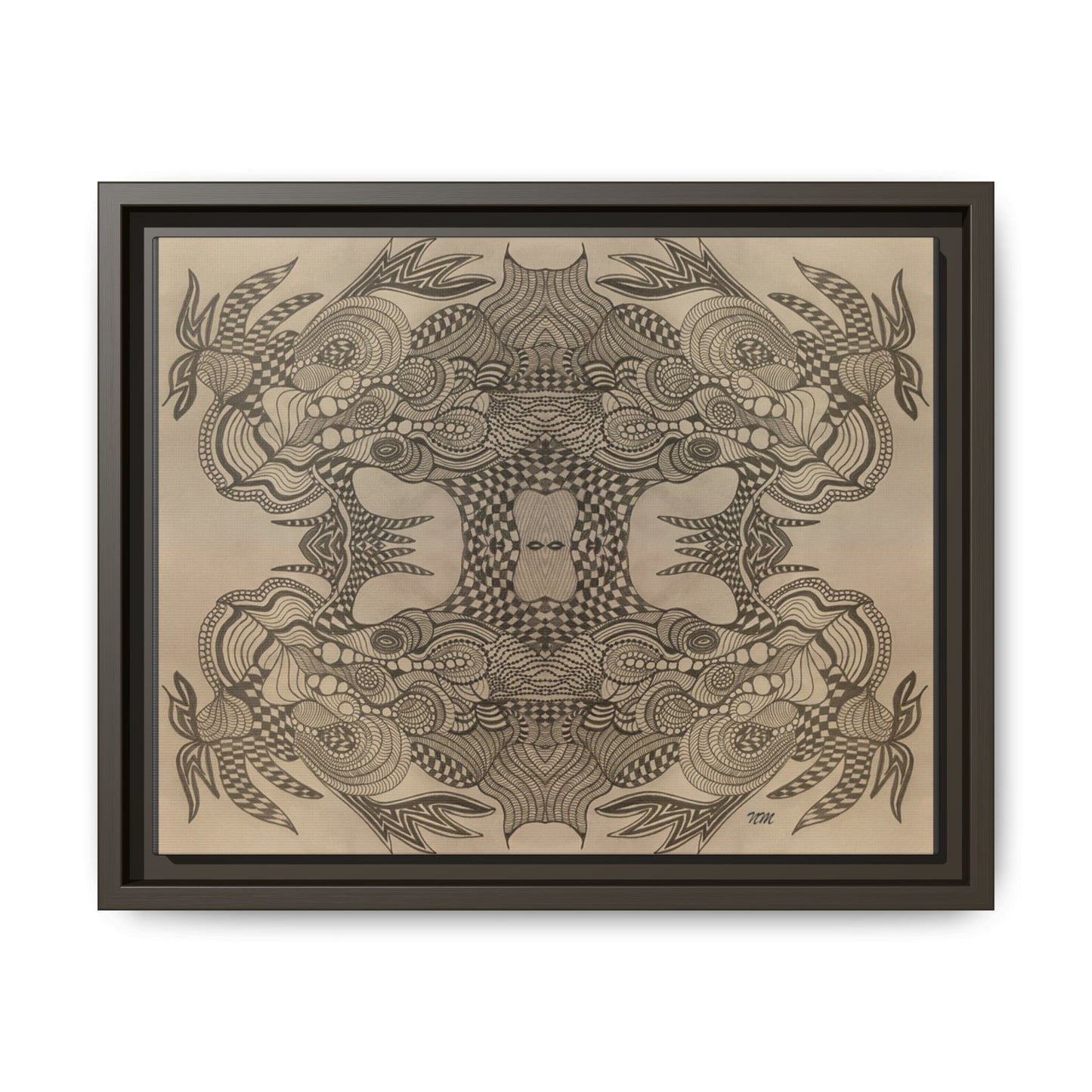 Matte Canvas, Framed (Multi-color)