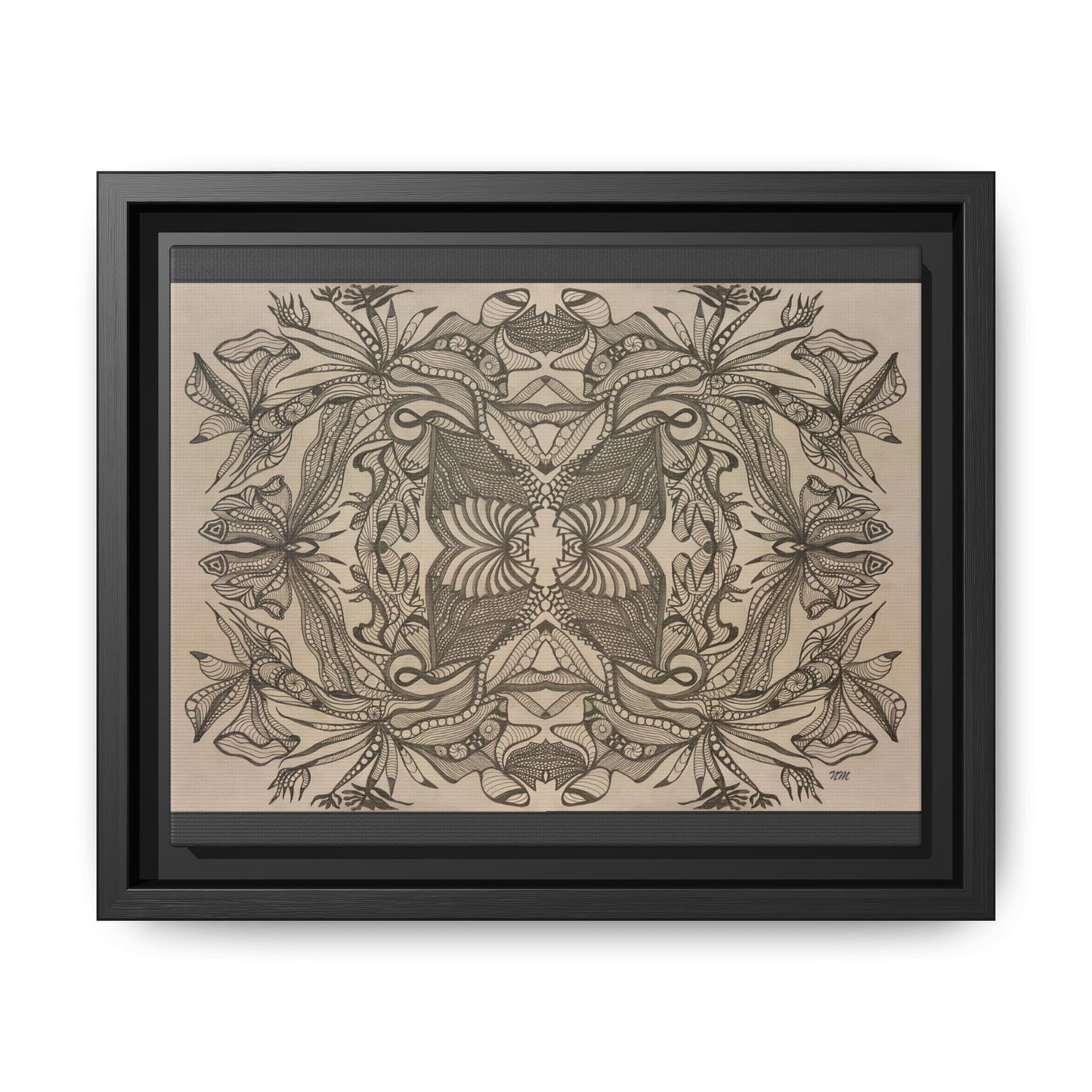 Matte Canvas, Framed (Multi-color)