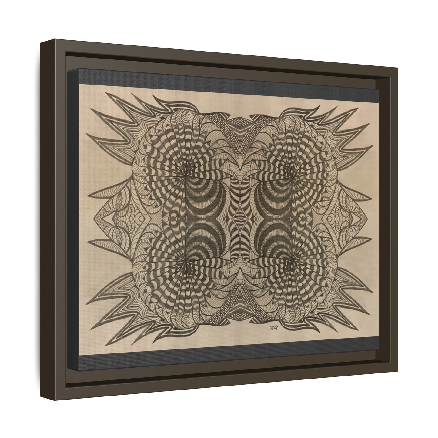 Matte Canvas, Framed (Multi-color)