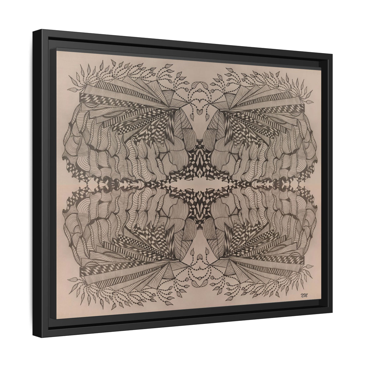 Matte Canvas, Framed (Multi-color)