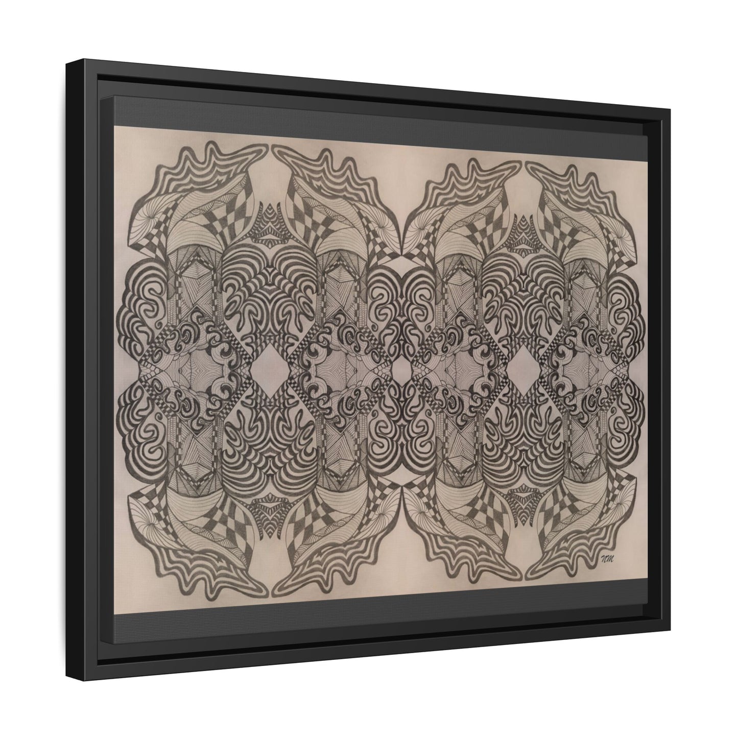 Matte Canvas, Framed (Multi-color)