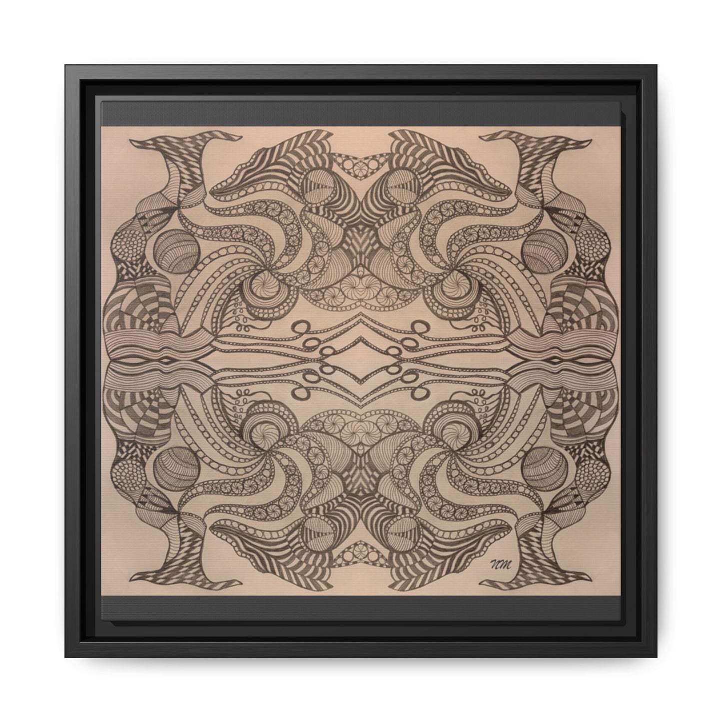 Matte Canvas, Framed (Multi-color)