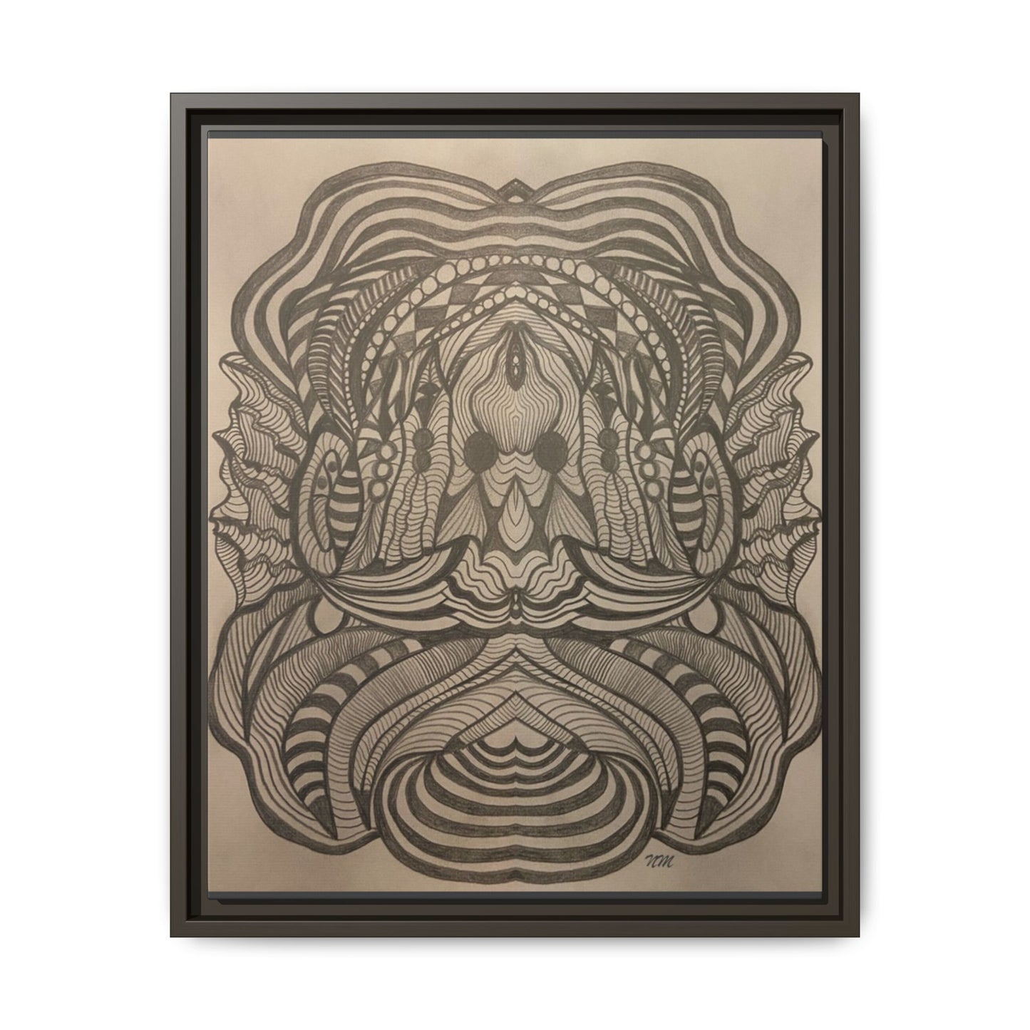 Matte Canvas, Framed (Multi-color)