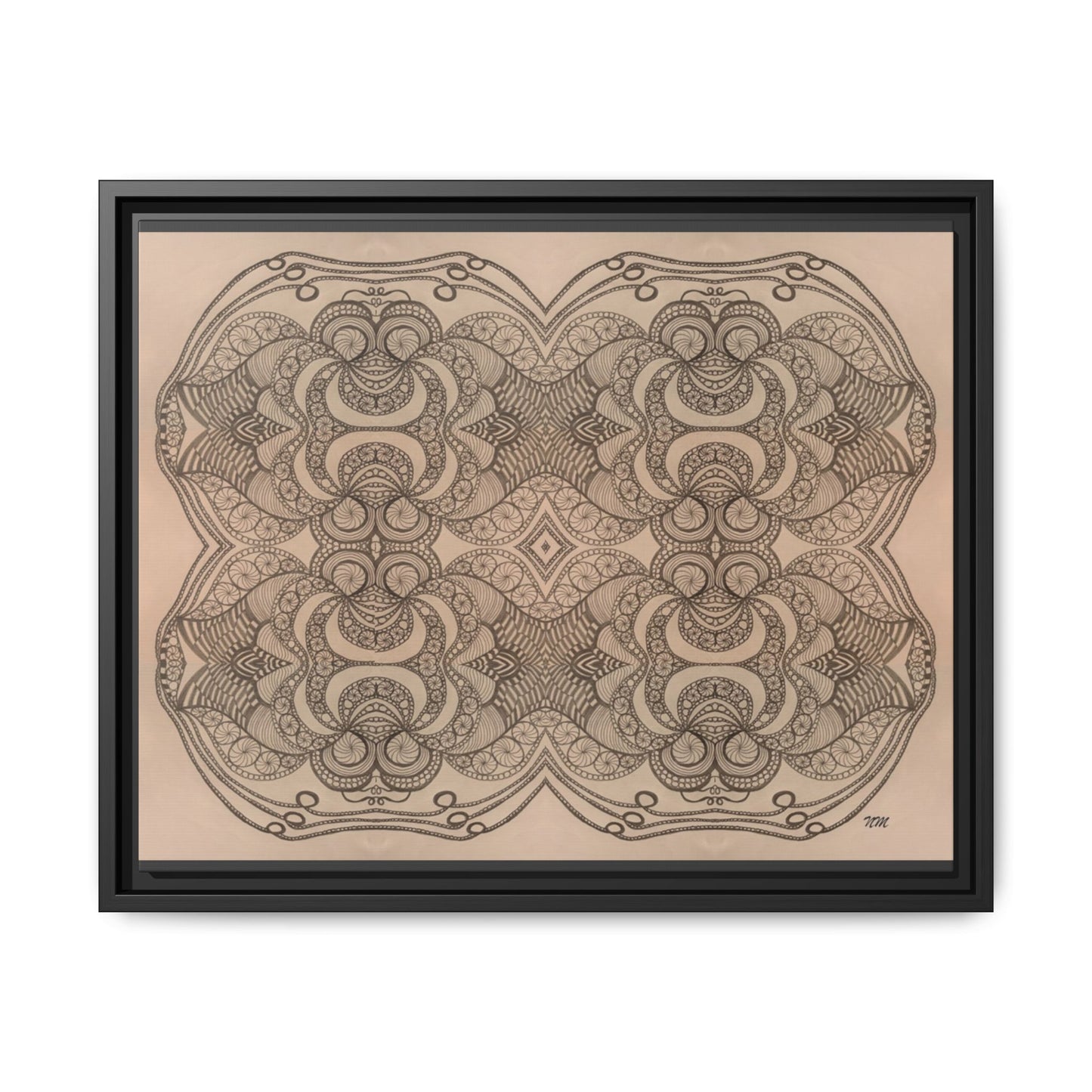 Matte Canvas, Framed (Multi-color)