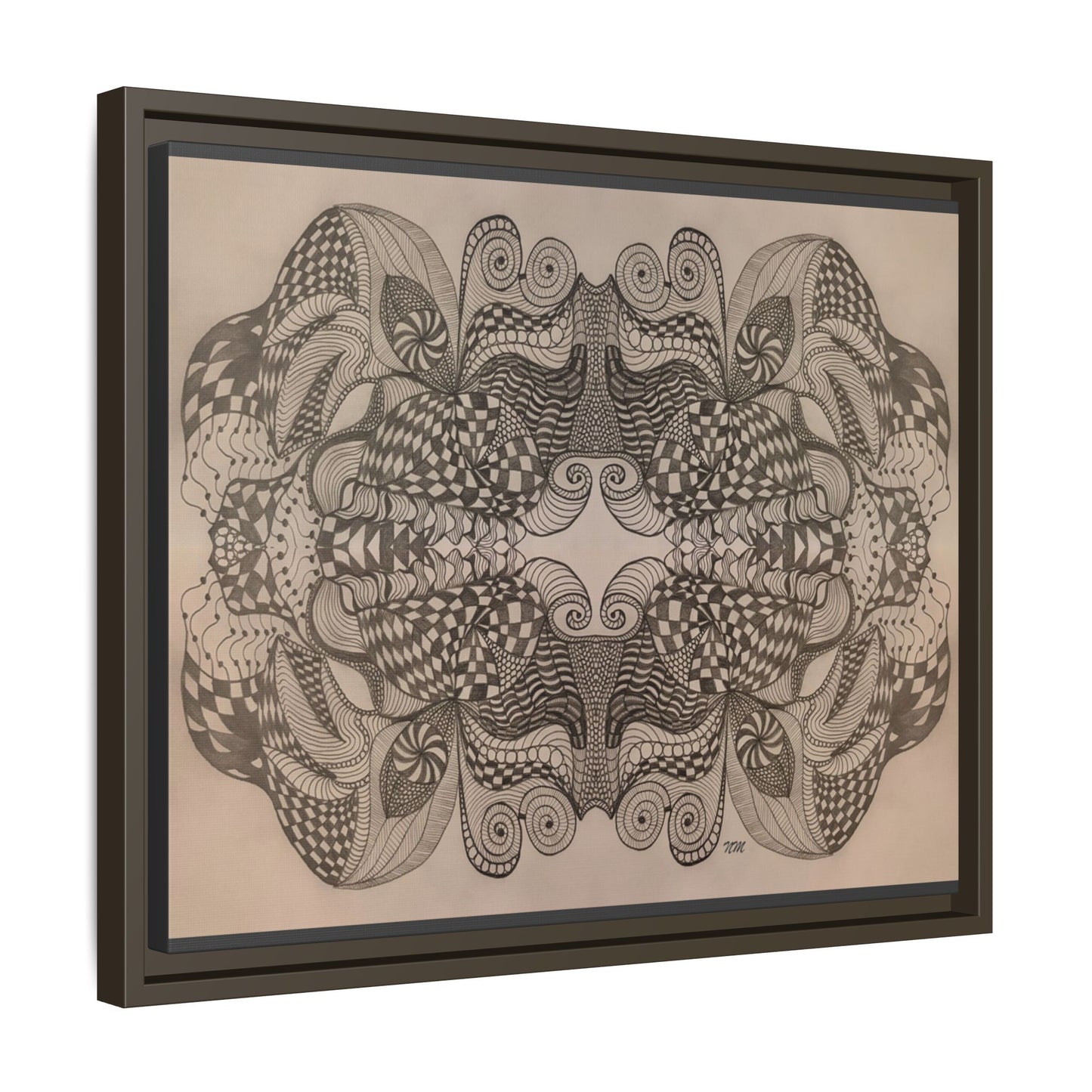 Matte Canvas, Framed (Multi-color)