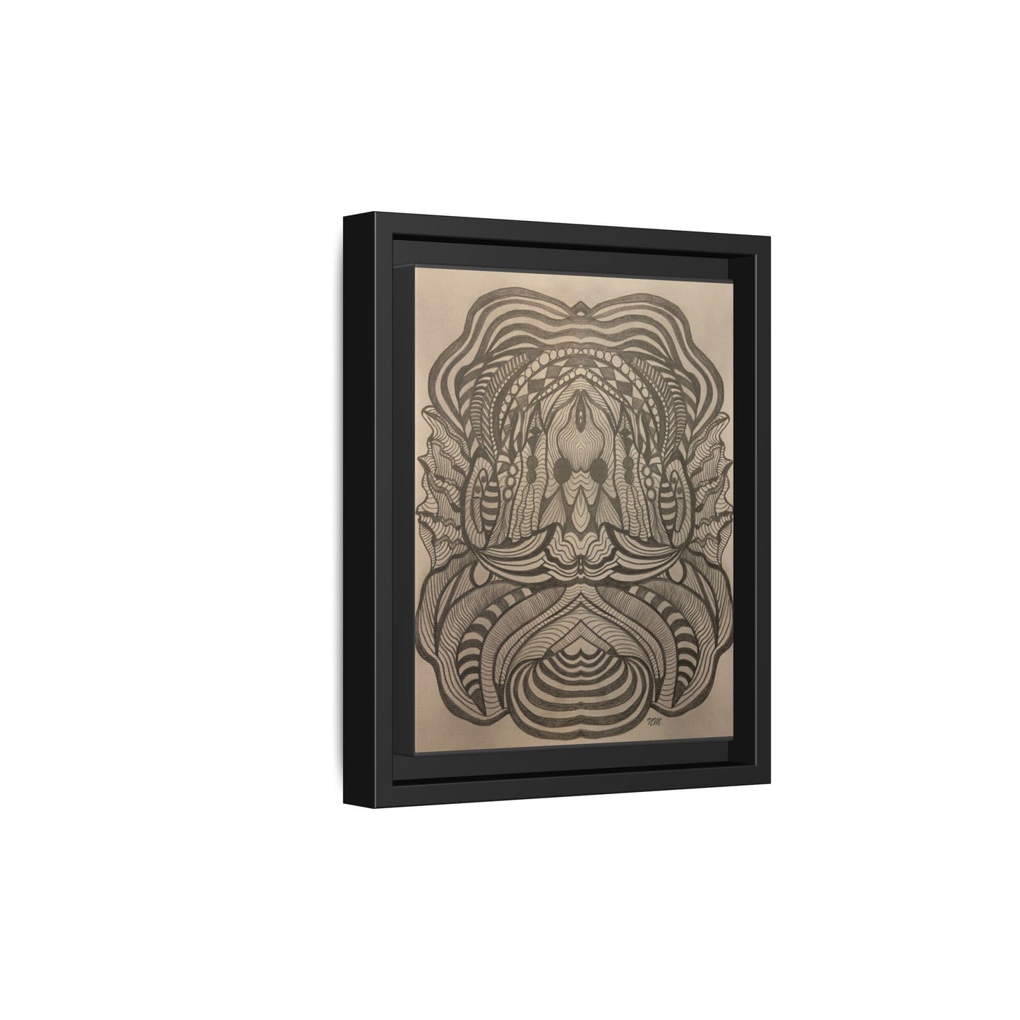 Matte Canvas, Framed (Multi-color)