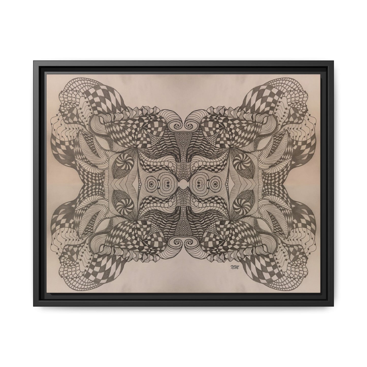 Matte Canvas, Framed (Multi-color)