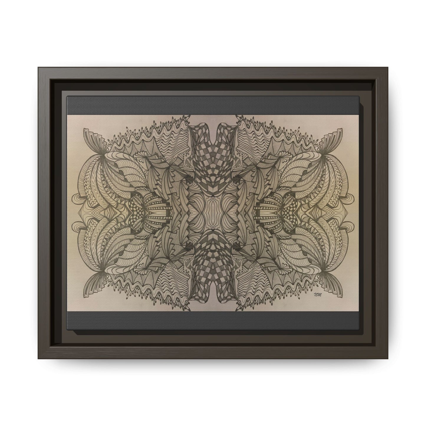 Matte Canvas, Framed (Multi-color)