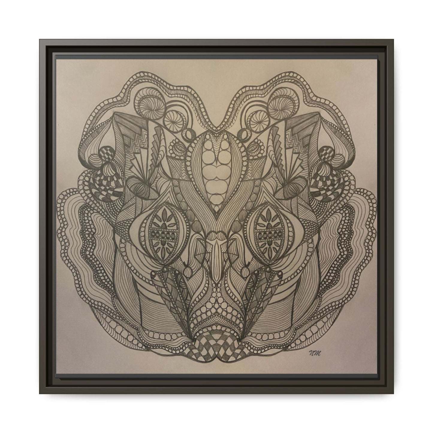 Matte Canvas, Framed (Multi-color)
