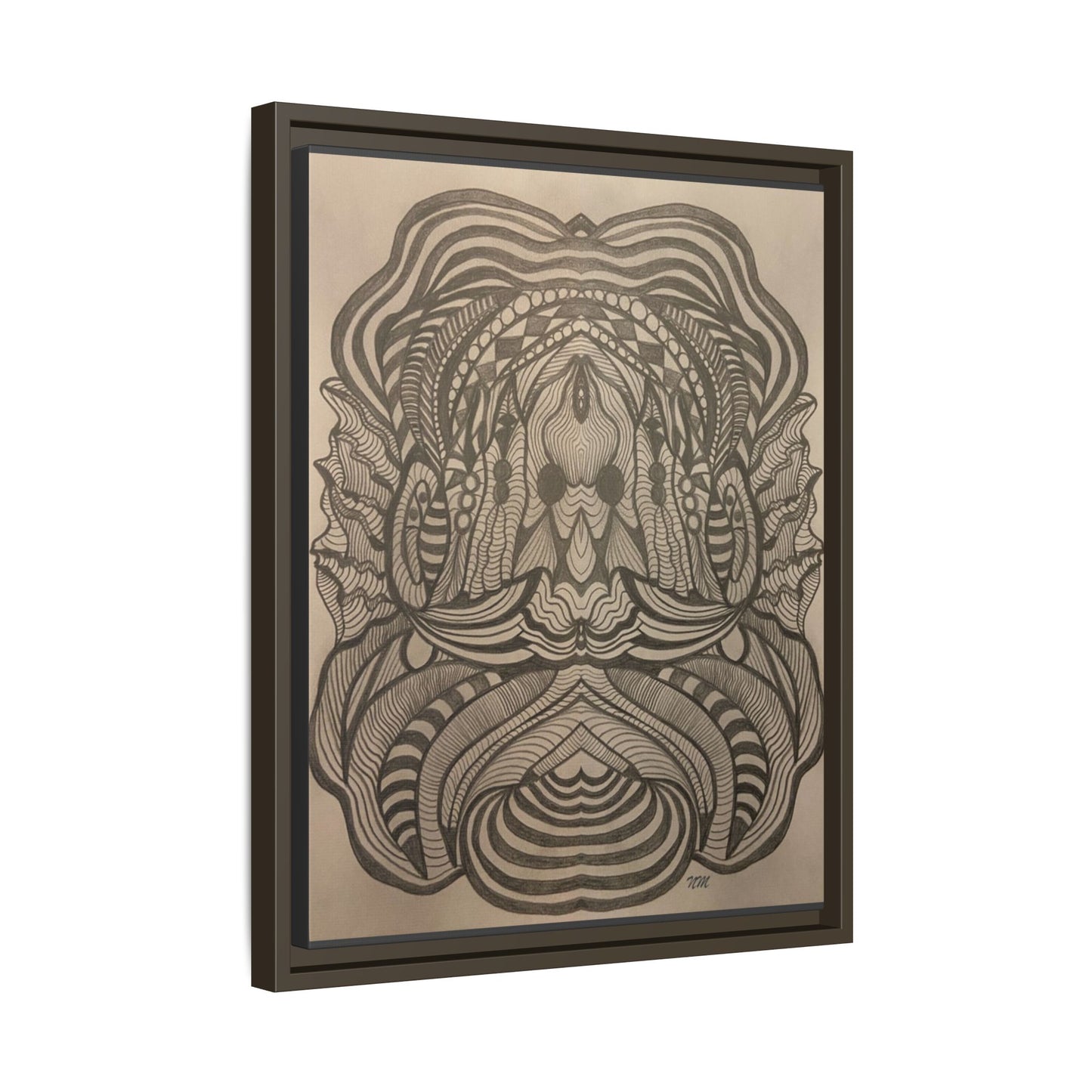Matte Canvas, Framed (Multi-color)