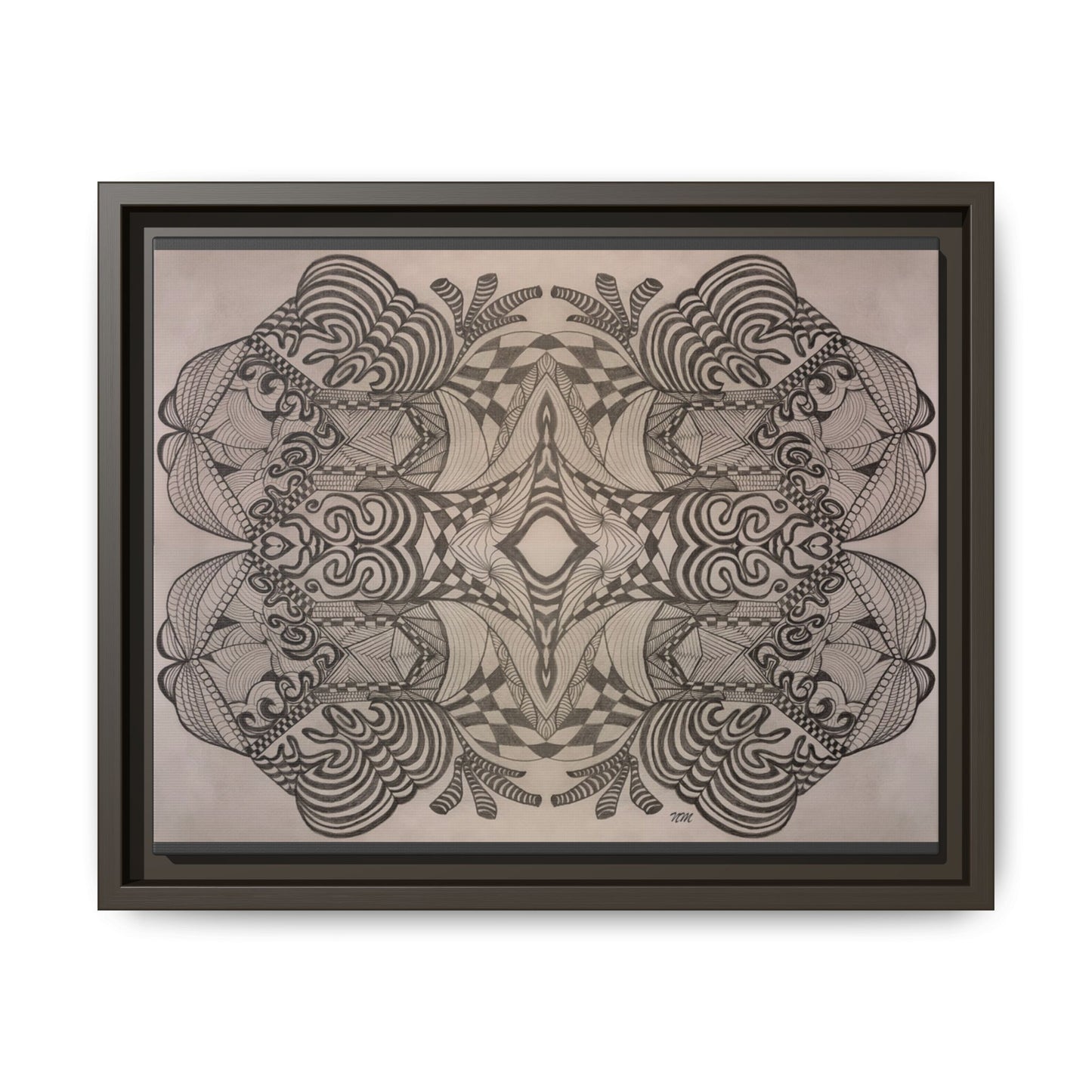 Matte Canvas, Framed (Multi-color)